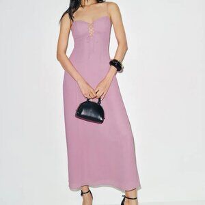 Reformation Emely Dress Pink - Size 2